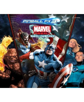 Pinball FX3 - Marvel Pinball - Marvel Legends Pack DLC Steam Key GLOBAL